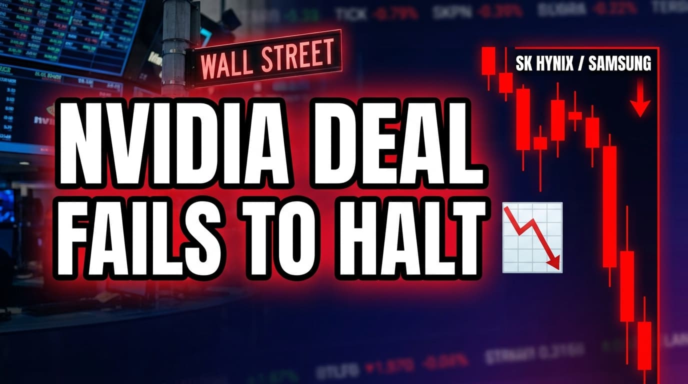 Nvidia Deal Fails to Halt SK Hynix, Samsung Stock Declines