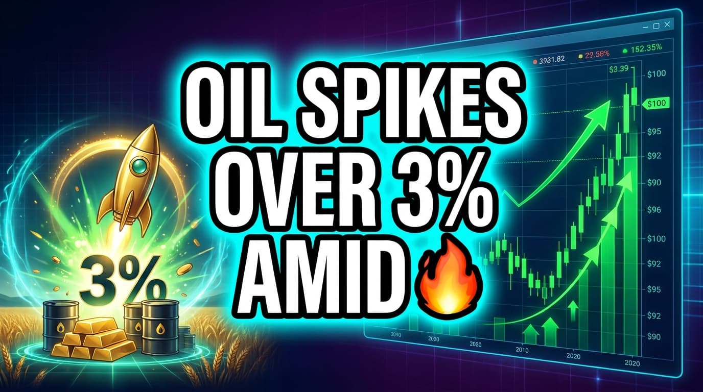 Oil Spikes Over 3% Amid Escalating Iran-Israel Tensions