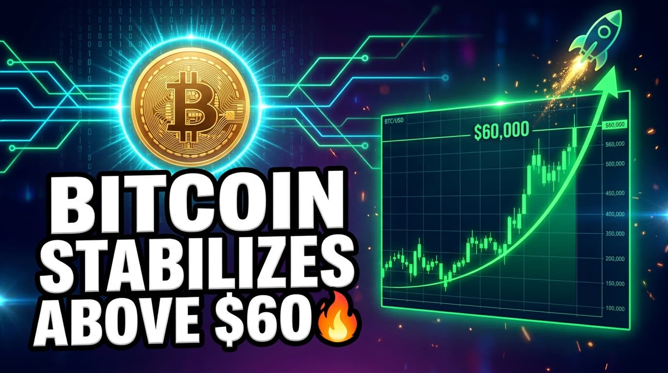 Bitcoin Stabilizes Above $60,000 After Brief Dip, Saylor Signals Interest