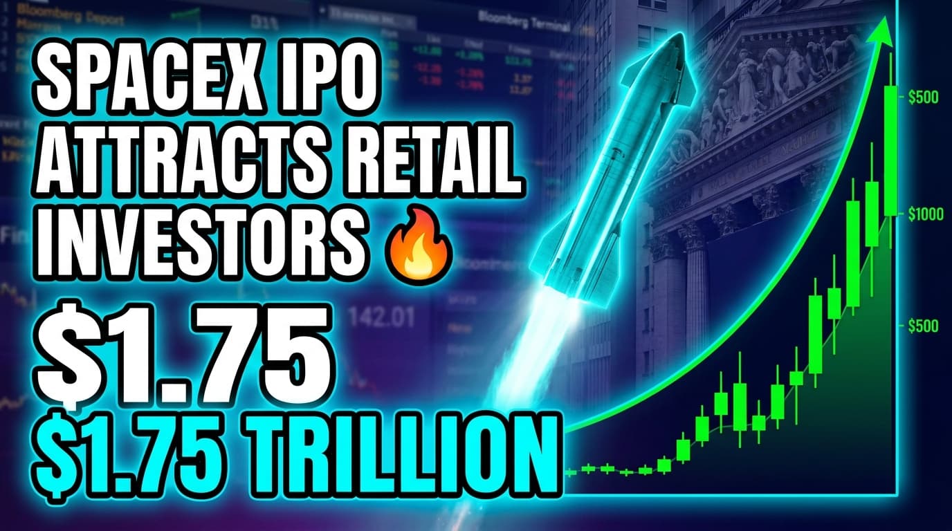 SpaceX IPO Attracts Retail Investors With $1.75 Trillion Valuation