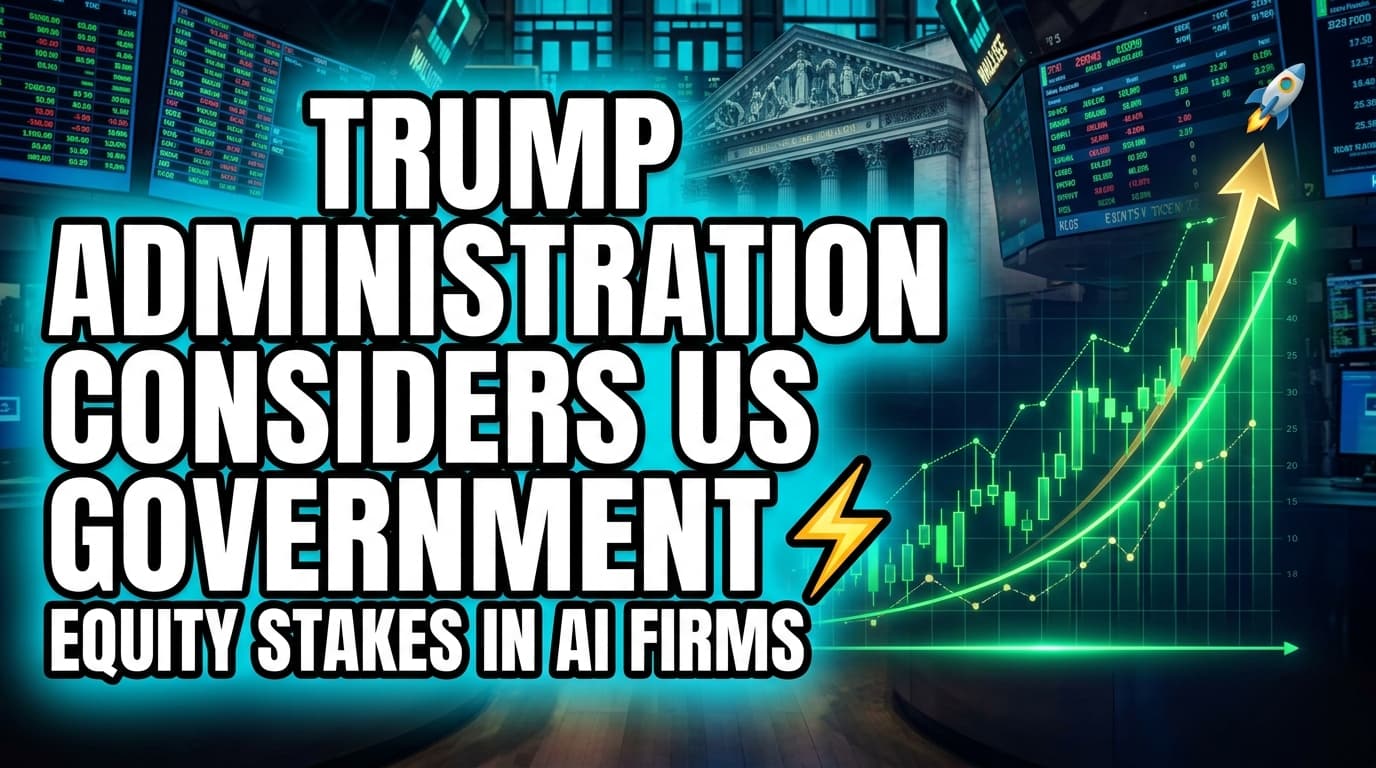Trump Administration Considers US Government Equity Stakes in AI Firms