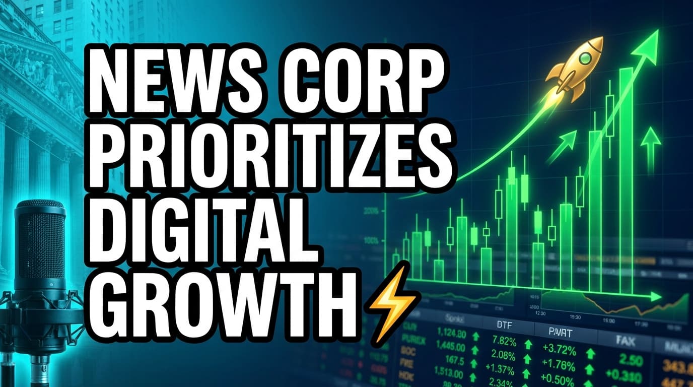 News Corp Prioritizes Digital Growth, Cost Discipline