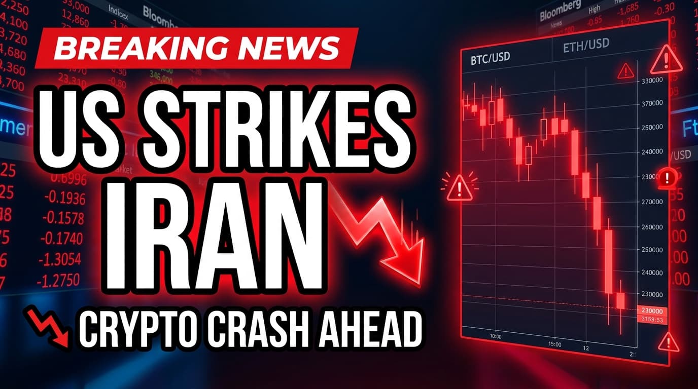 US Strikes Iran; Crypto Markets Brace for Geopolitical Fallout