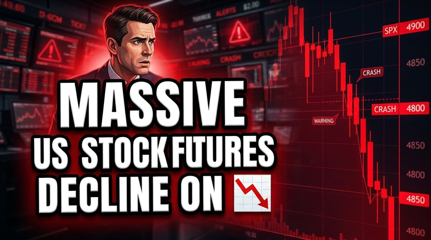 US Stock Futures Decline on Iran Strikes, Tech Weakness Ahead of CPI Data