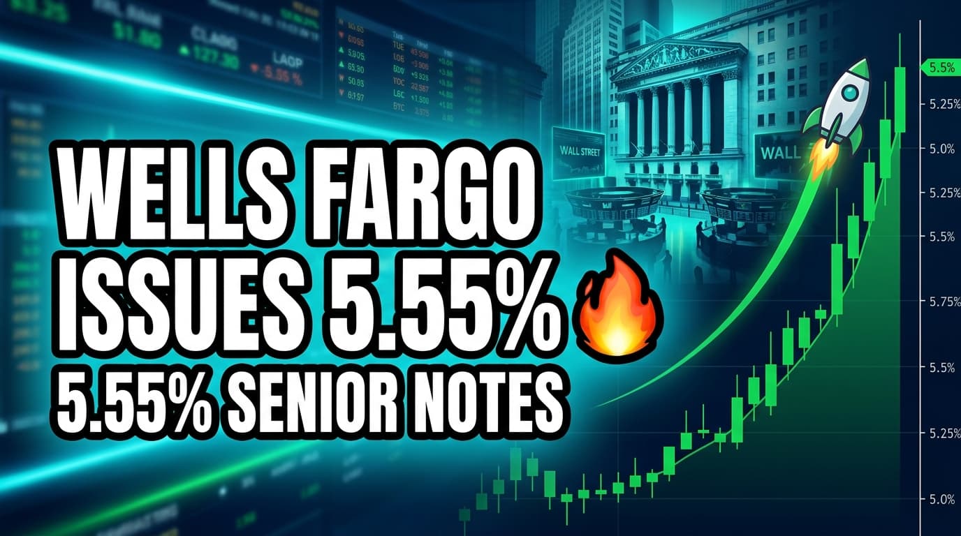 Wells Fargo Issues 5.55% Senior Notes Due 2041