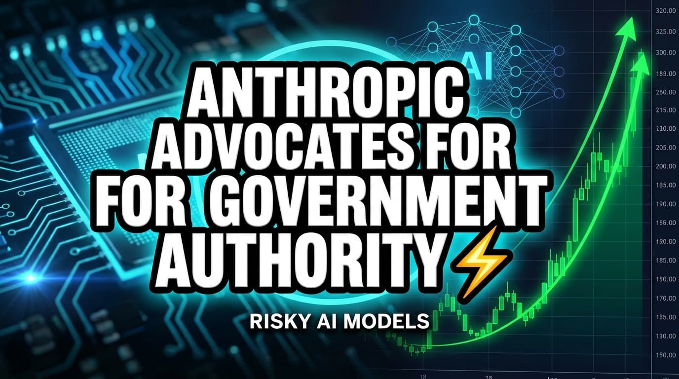 Anthropic Advocates for Government Authority to Block Risky AI Models