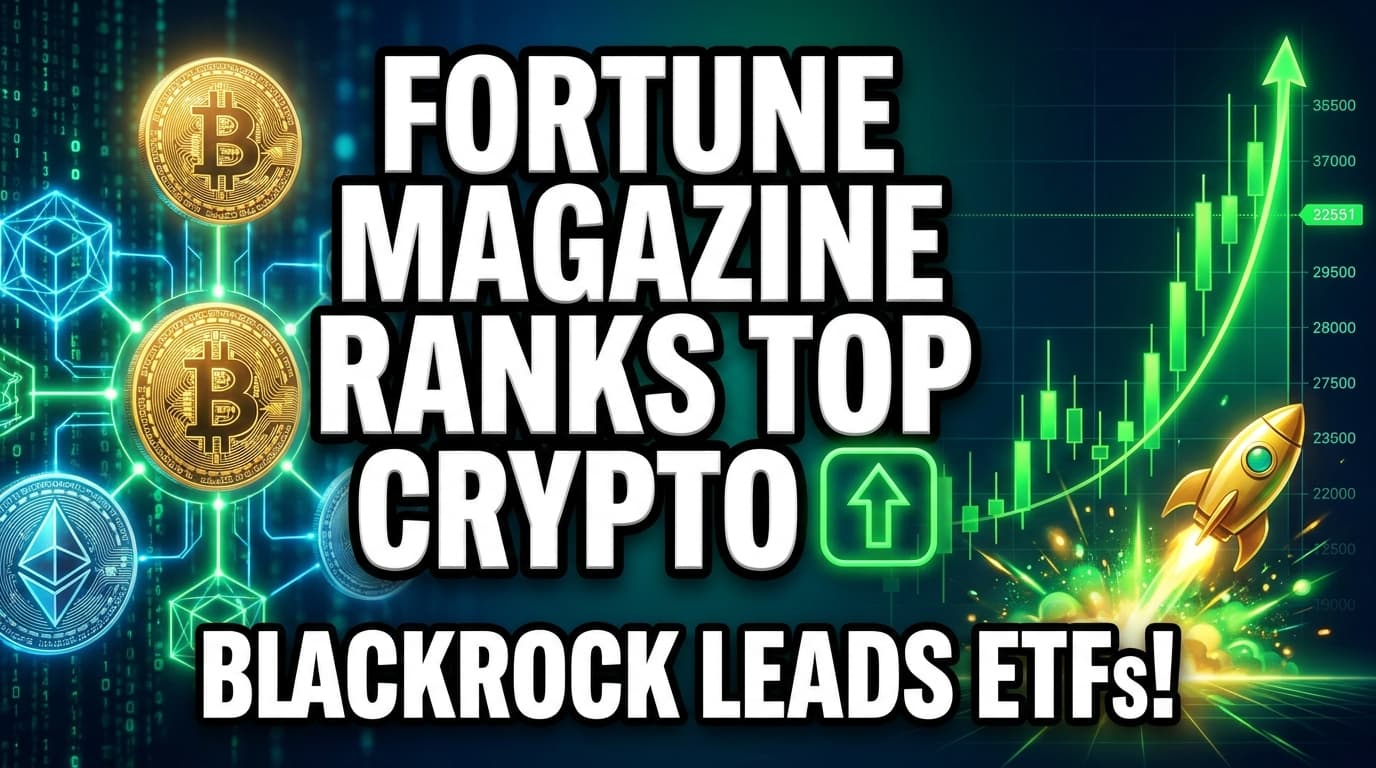 Fortune Magazine Ranks Top Crypto Firms, BlackRock Leads ETFs