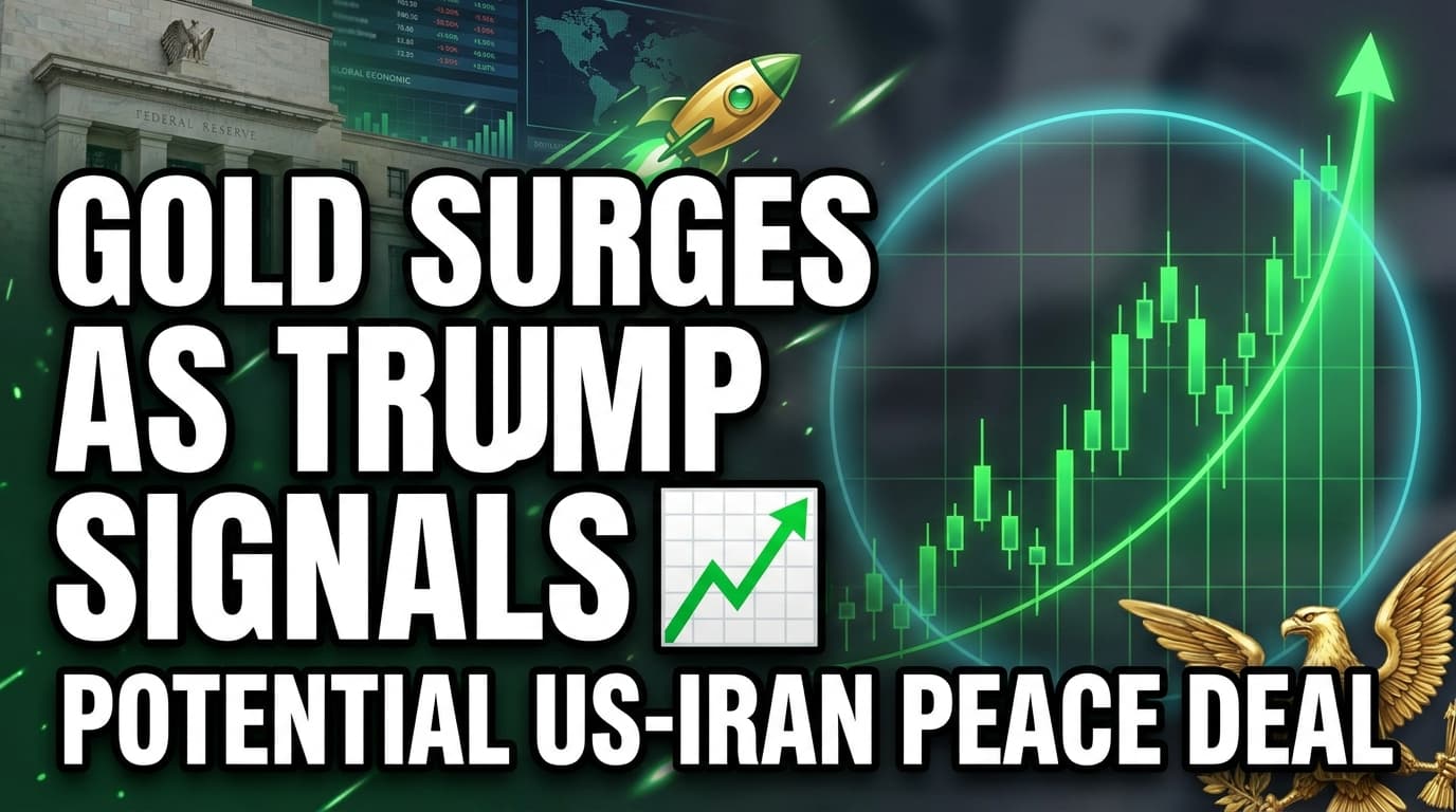 Gold Surges as Trump Signals Potential US-Iran Peace Deal