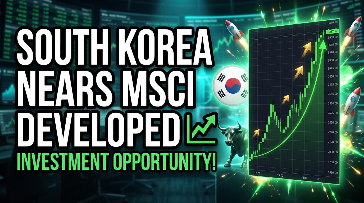 South Korea Nears MSCI Developed Market Status, Boosting Investment Outlook