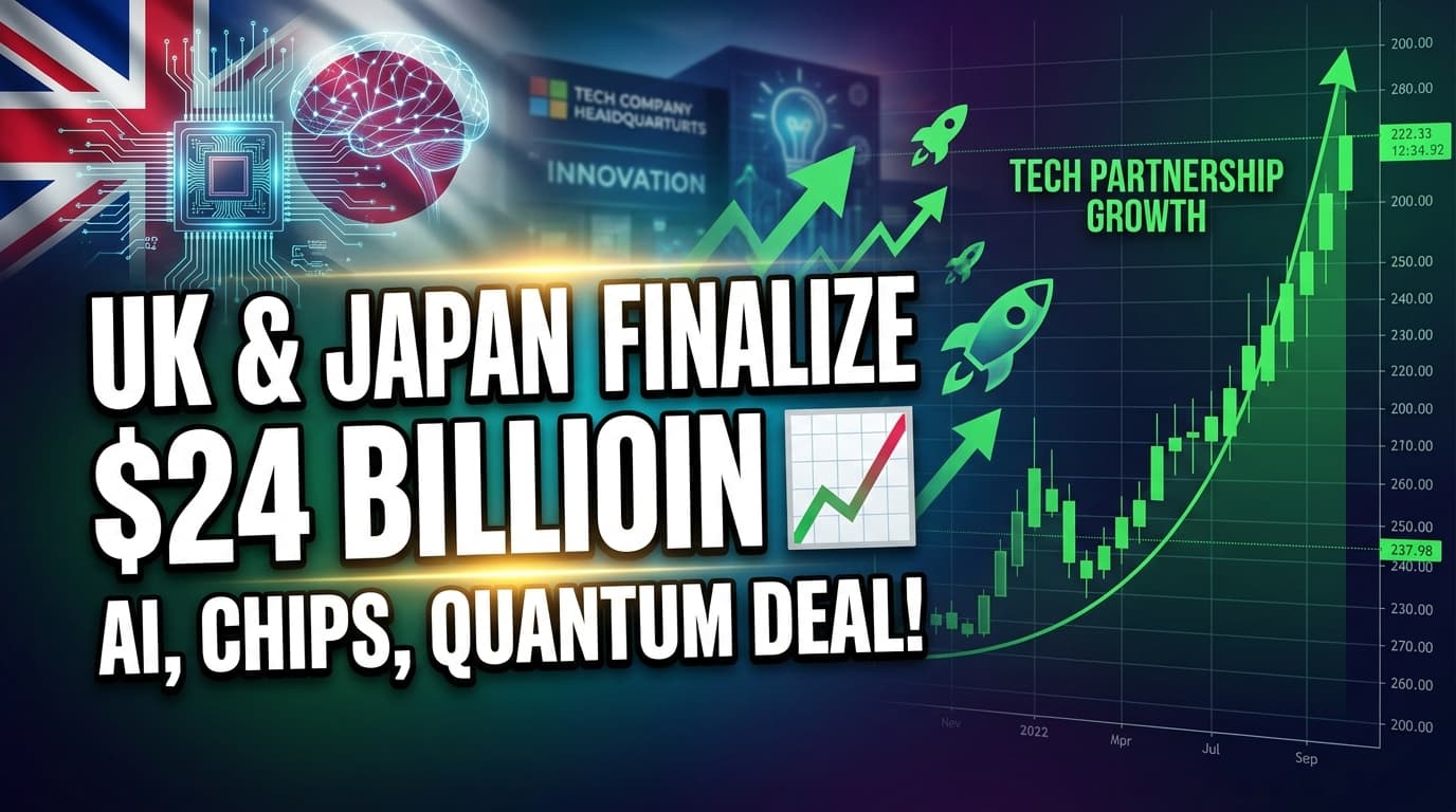 UK and Japan Finalize $24 Billion Tech Partnership in AI, Chips, Quantum