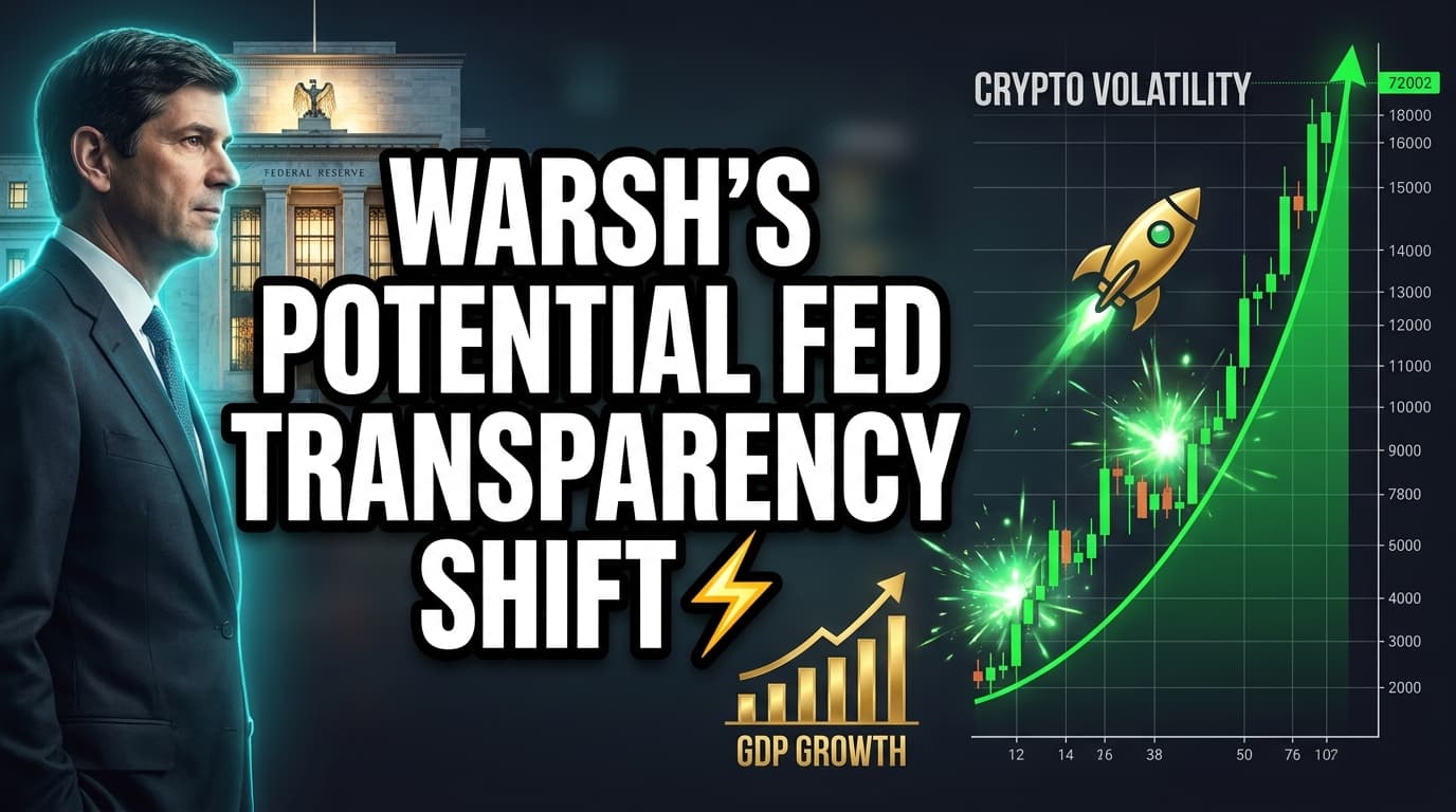 Warsh's Potential Fed Transparency Shift May Boost Crypto Volatility