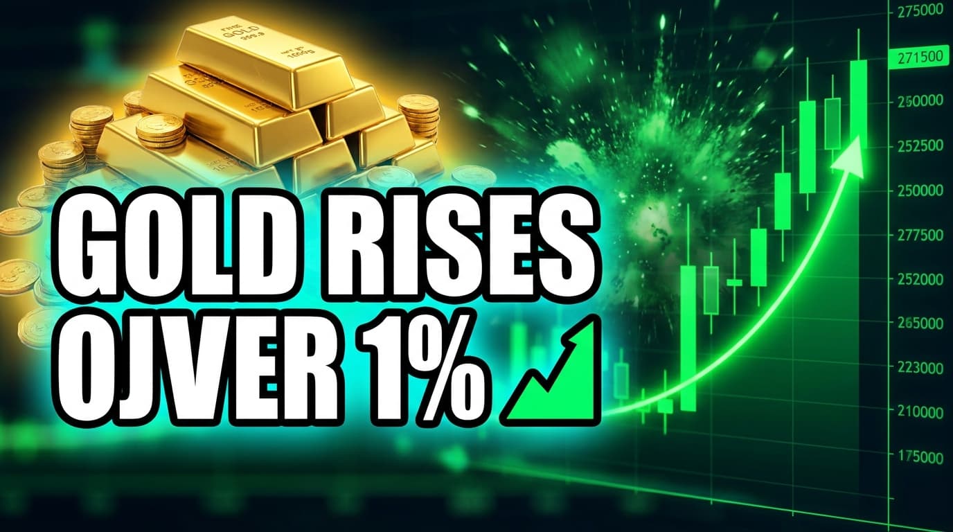Gold Rises Over 1% Following US-Iran Peace Agreement