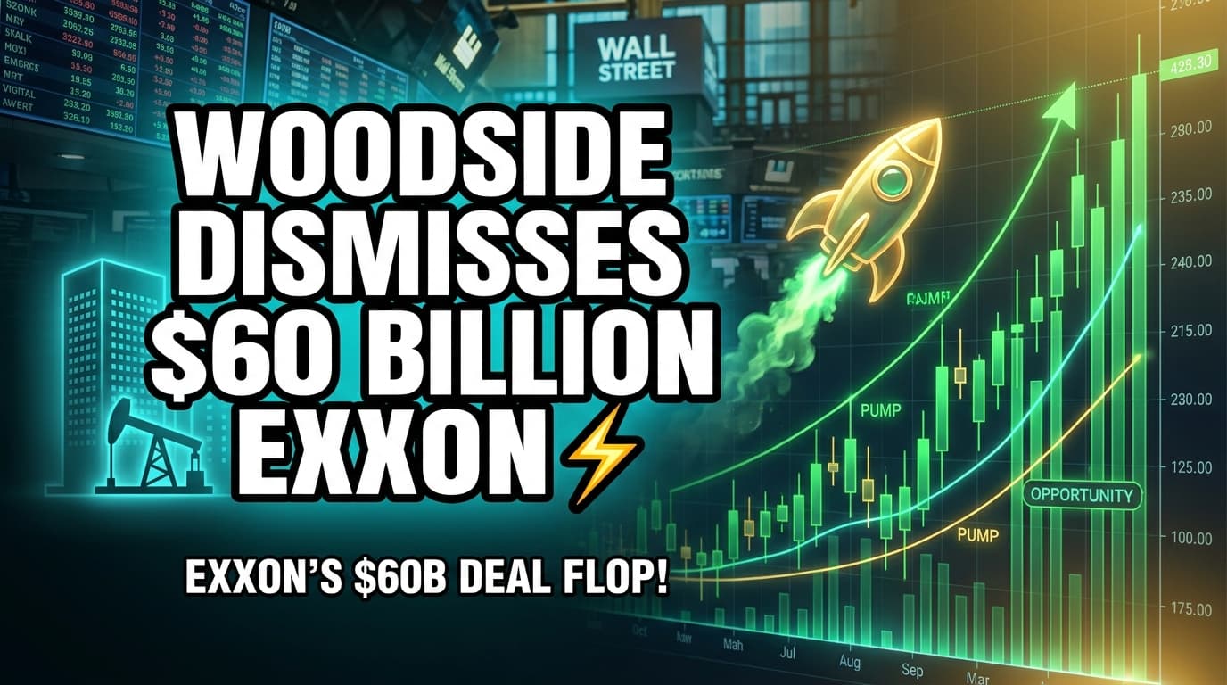 Woodside Dismisses $60 Billion Exxon Takeover Speculation