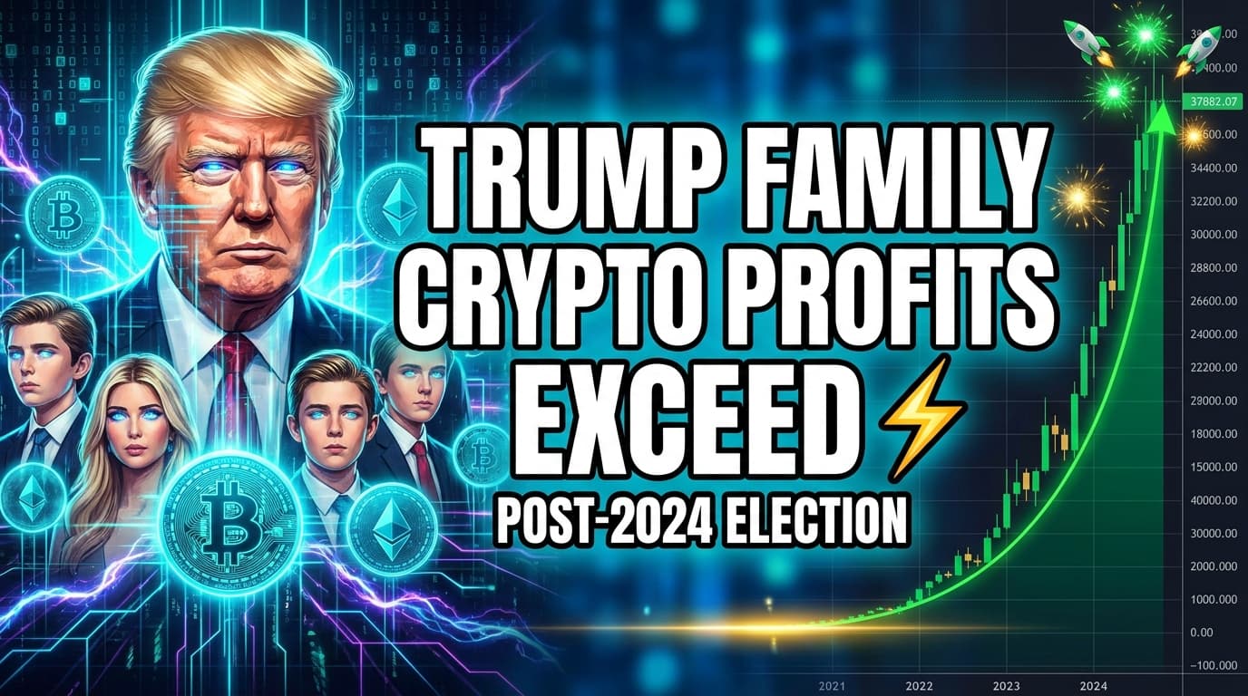Trump Family Crypto Profits Exceed US-Listed Companies Post-2024 Election