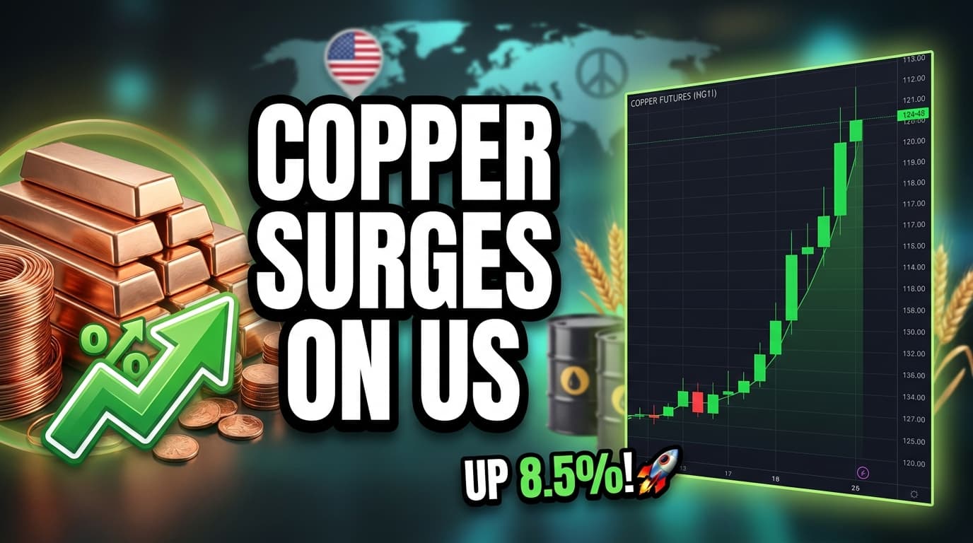 Copper Surges on US-Iran Peace Deal, Easing Growth Concerns