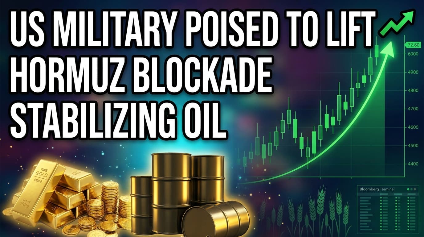 US Military Poised to Lift Hormuz Blockade on Iran Deal, Stabilizing Oil
