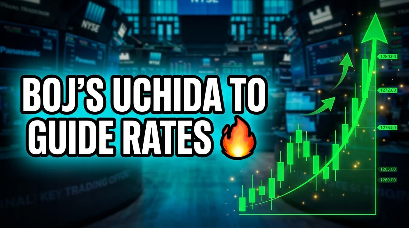 BOJ's Uchida to Guide Rates Amid Ueda Absence, Yen and Crypto Markets Watch