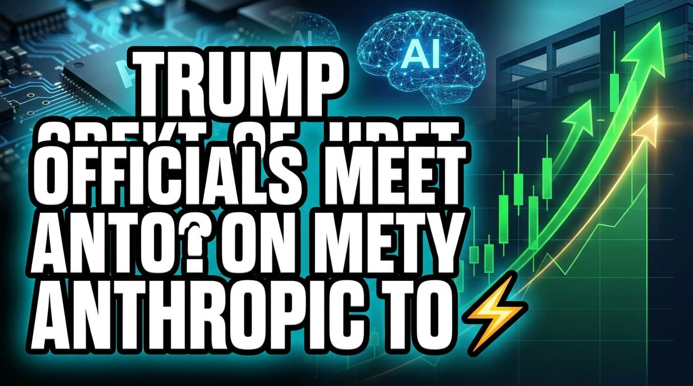Trump Officials Meet Anthropic to Discuss AI Export Ban