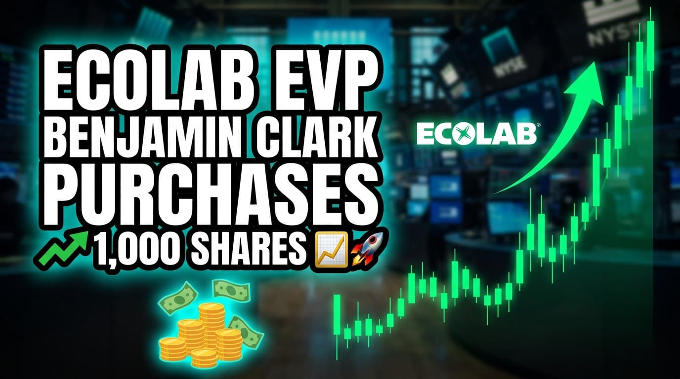 Ecolab EVP Benjamin Clark Purchases 1,000 Common Shares