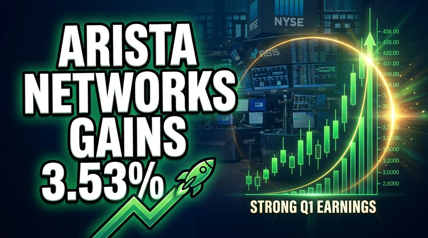 Arista Networks Shares Gain 3.53% on Strong Q1 Earnings