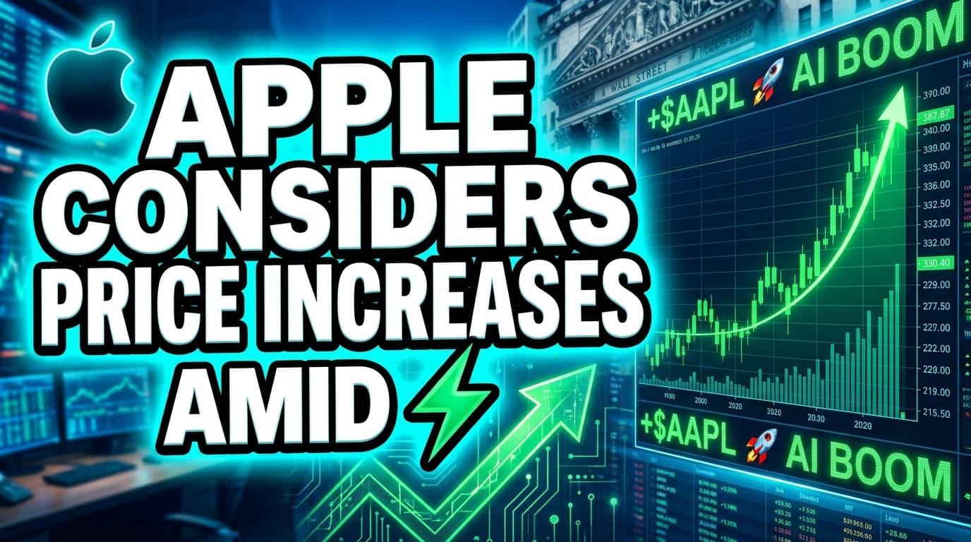 Apple Considers Price Increases Amid Rising AI Chip Costs