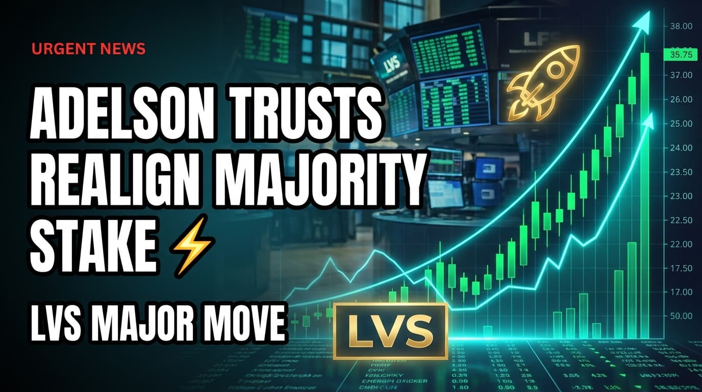 Adelson Trusts Realign Majority Stake in Las Vegas Sands (LVS)