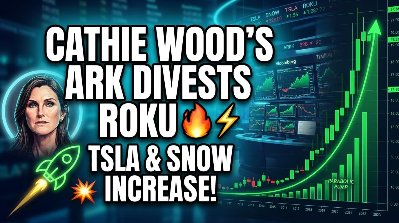 Cathie Wood's ARK Divests Roku, Increases Stakes in Tesla and Snowflake