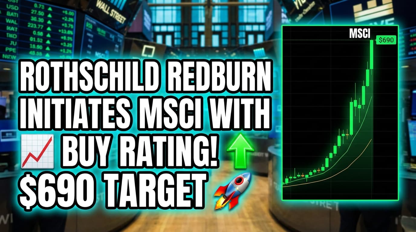 Rothschild Redburn Initiates MSCI With Buy Rating, $690 Target