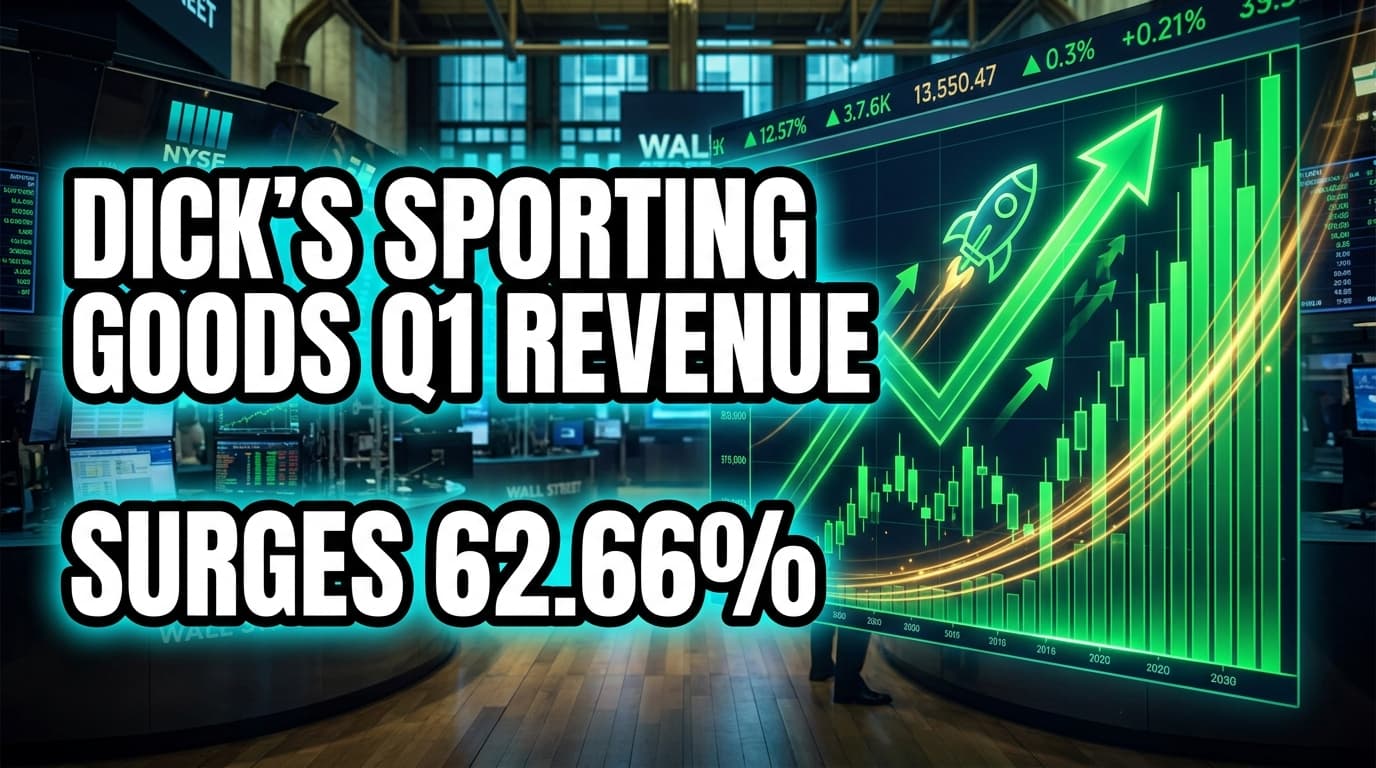 Dick's Sporting Goods Q1 Revenue Surges 62.66% on Foot Locker Deal