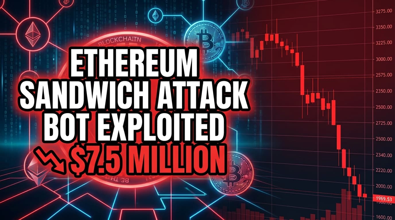 Ethereum Sandwich Attack Bot Exploited for $7.5 Million