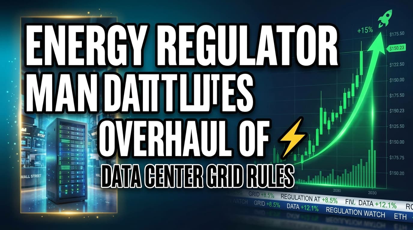 U.S. Energy Regulator Mandates Overhaul of Data Center Grid Rules