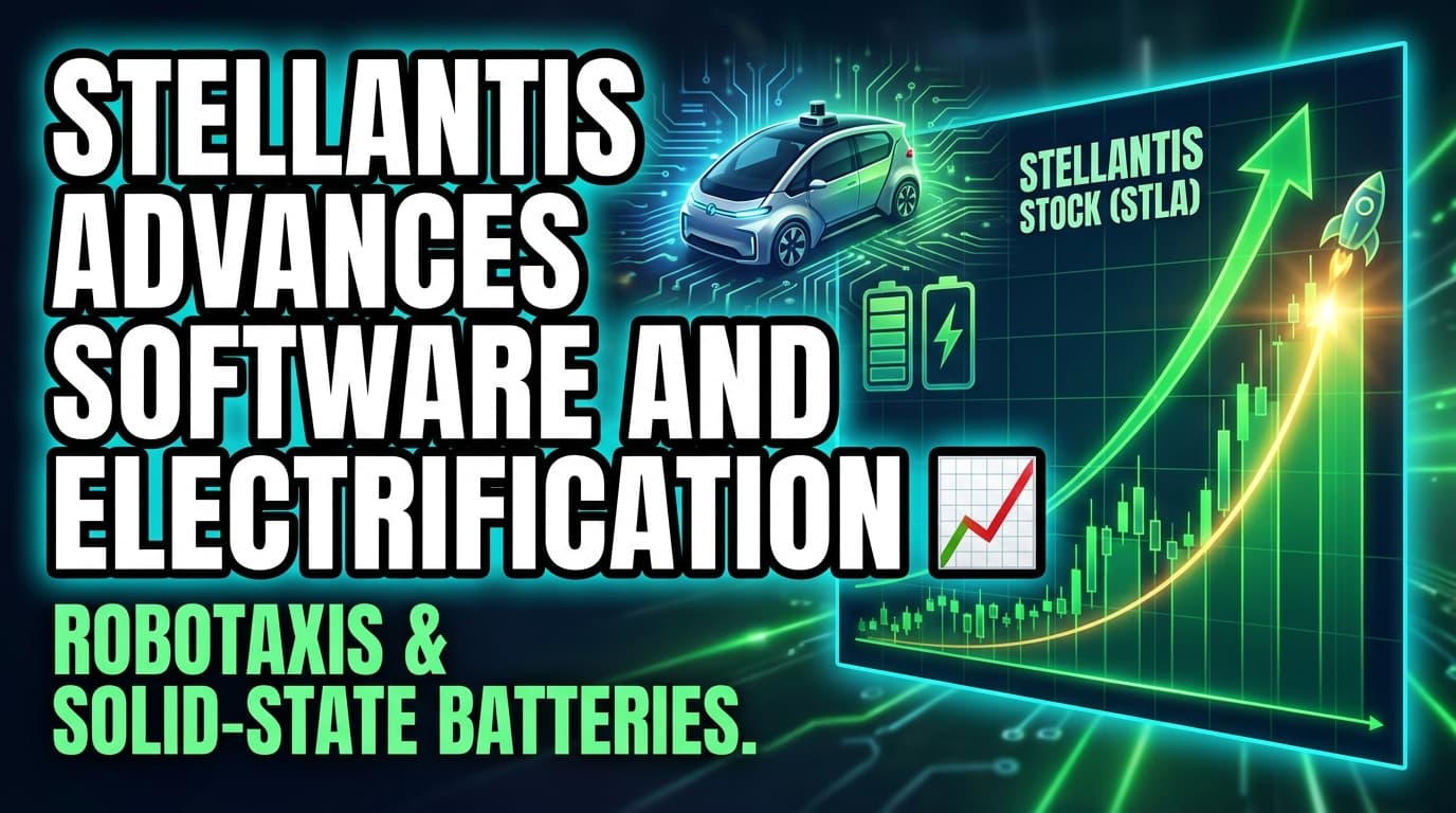Stellantis Advances Software and Electrification Strategy with Robotaxis, Solid-State Batteries