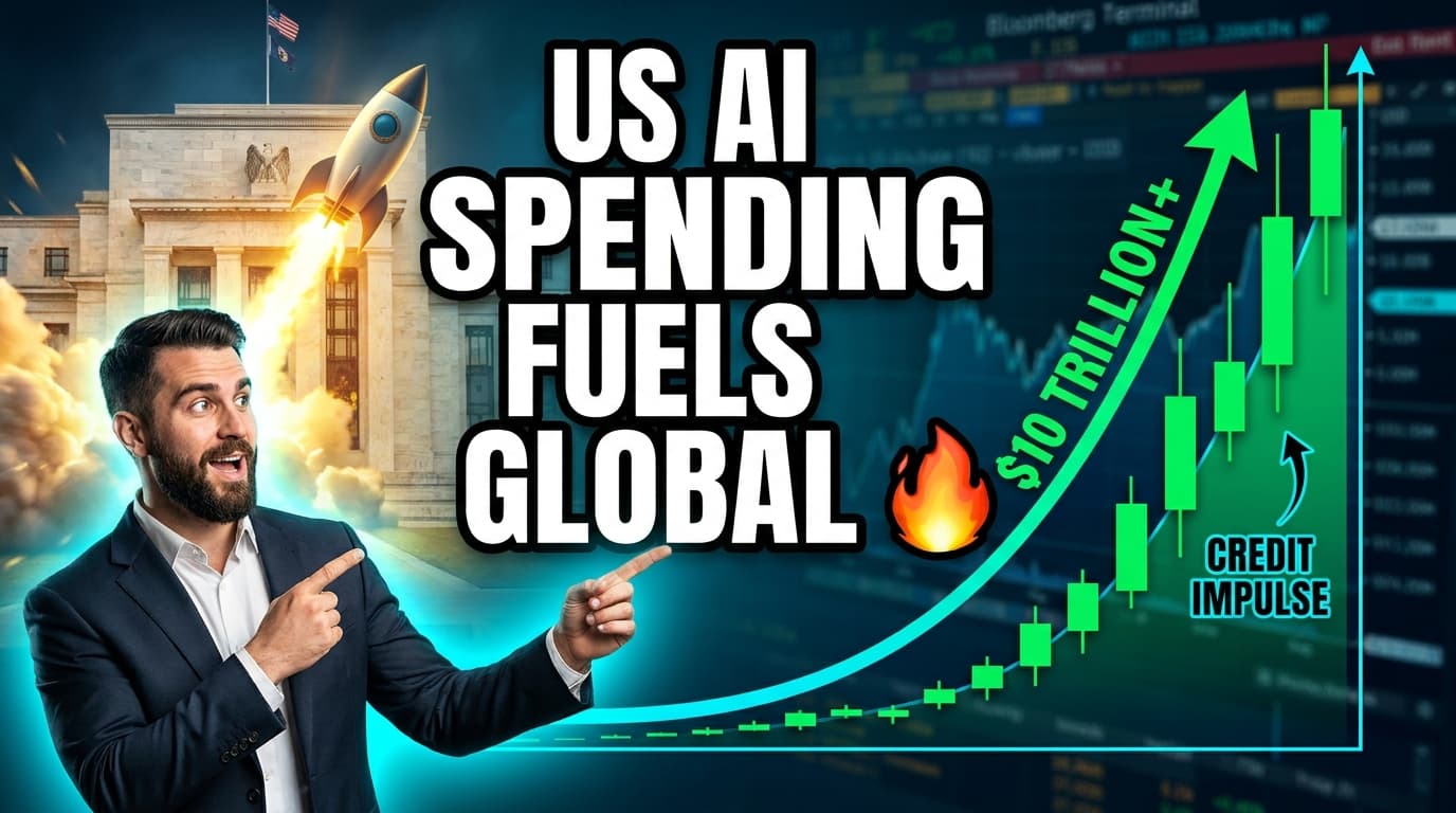 US AI Spending Fuels Global Credit Impulse, Raising Stability Concerns