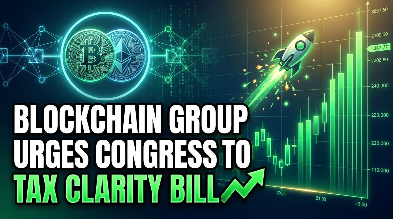 Blockchain Group Urges Congress to Pass Crypto Tax Clarity Bill