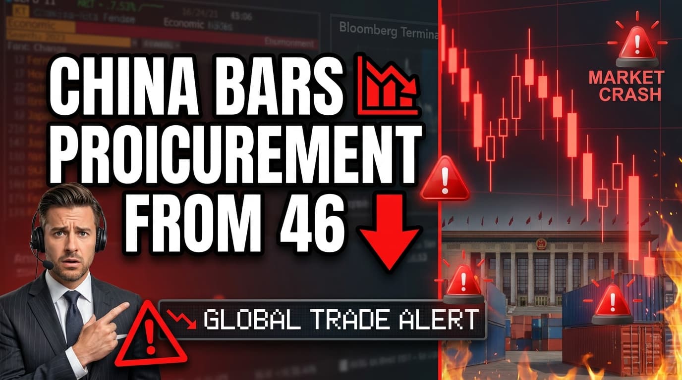 China Bars Procurement From 46 US Firms Amid Escalating Trade Tensions