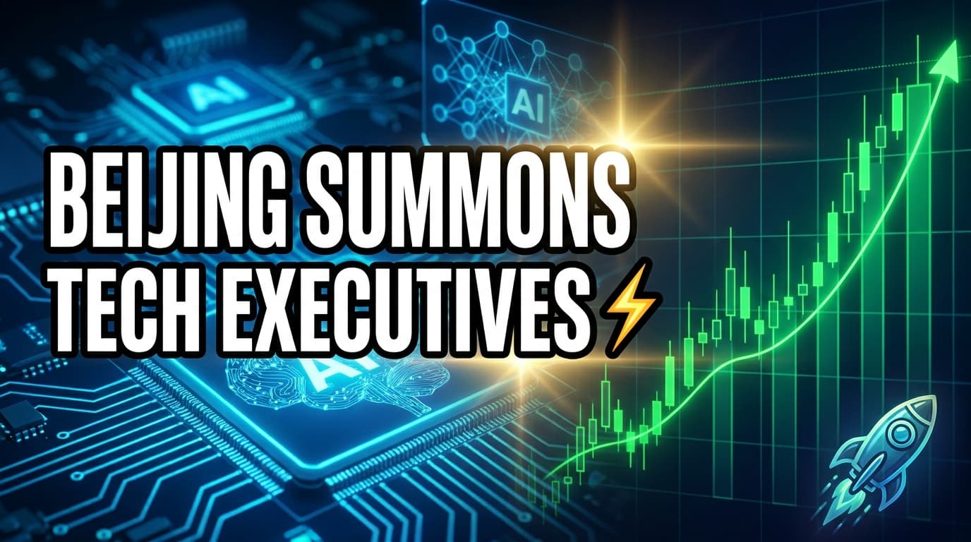 Beijing Summons Tech Executives, Signaling Reduced Regulatory Concern Compared to 2021