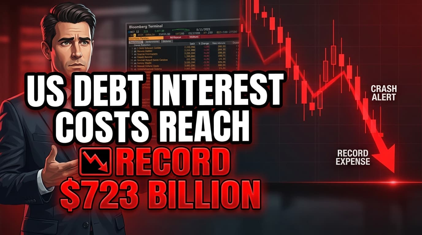 US Debt Interest Costs Reach Record $723 Billion, Second-Largest Federal Expense