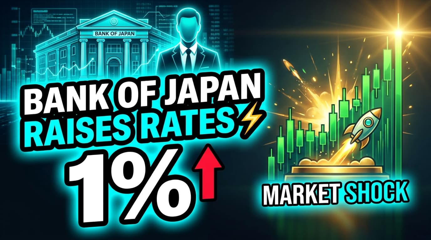 Bank of Japan Raises Rates to 1%, Signals Further Hikes