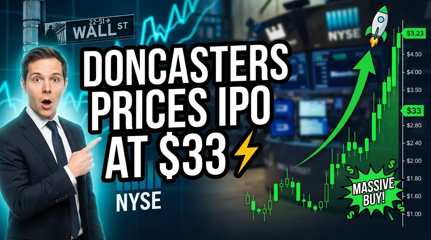 Doncasters Prices IPO at $33 Per Share on NYSE