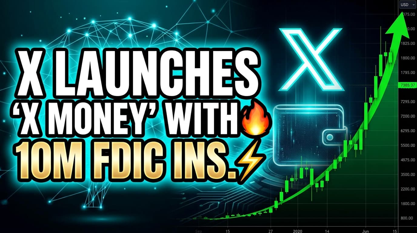X Launches 'X Money' With $10M FDIC Insurance
