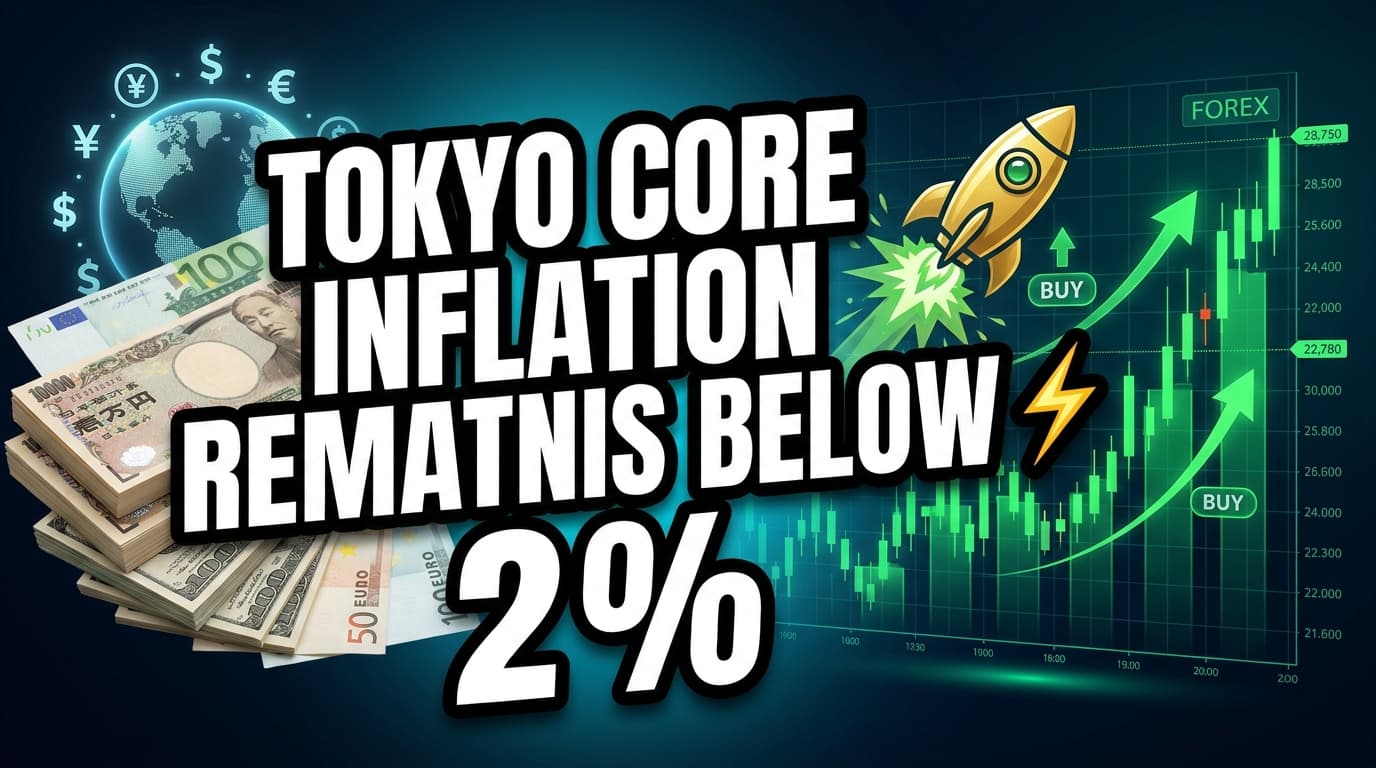 Tokyo Core Inflation Remains Below BOJ Target for Fifth Month