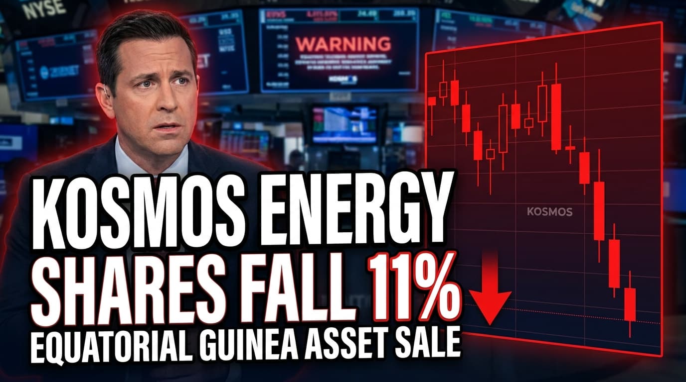 Kosmos Energy Shares Fall 11% Following Equatorial Guinea Asset Sale