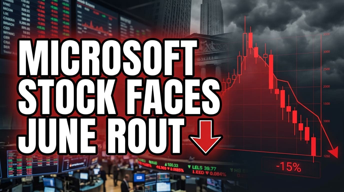 Microsoft Stock Faces June Rout Amid Heavy AI Investment Costs