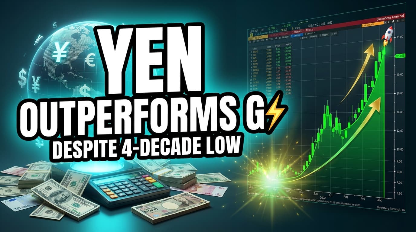 Yen Outperforms G-10 Currencies Despite Nearing Four-Decade Low