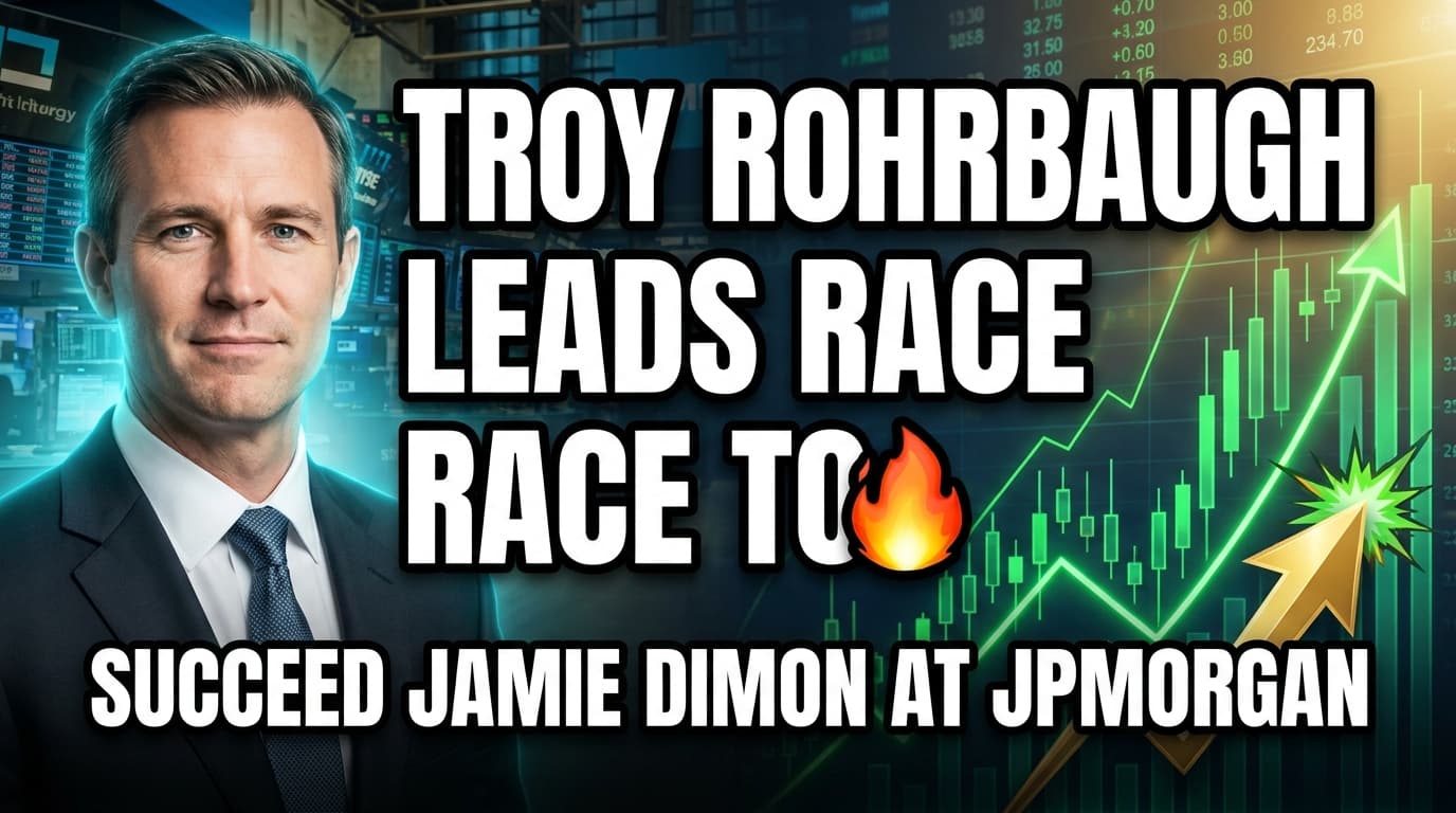 Troy Rohrbaugh Leads Race to Succeed Jamie Dimon at JPMorgan