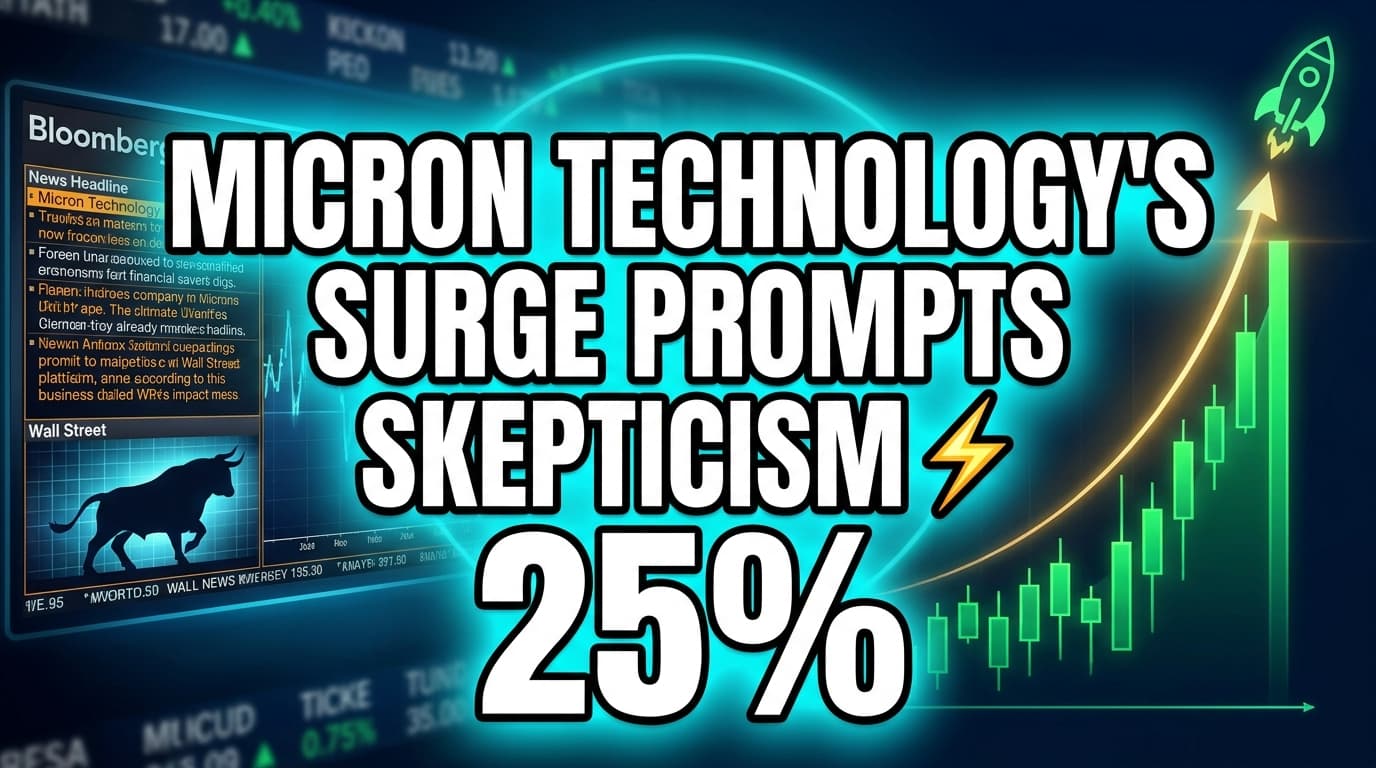 Micron Technology's Surge Prompts Skepticism Amid Tech Sector Volatility