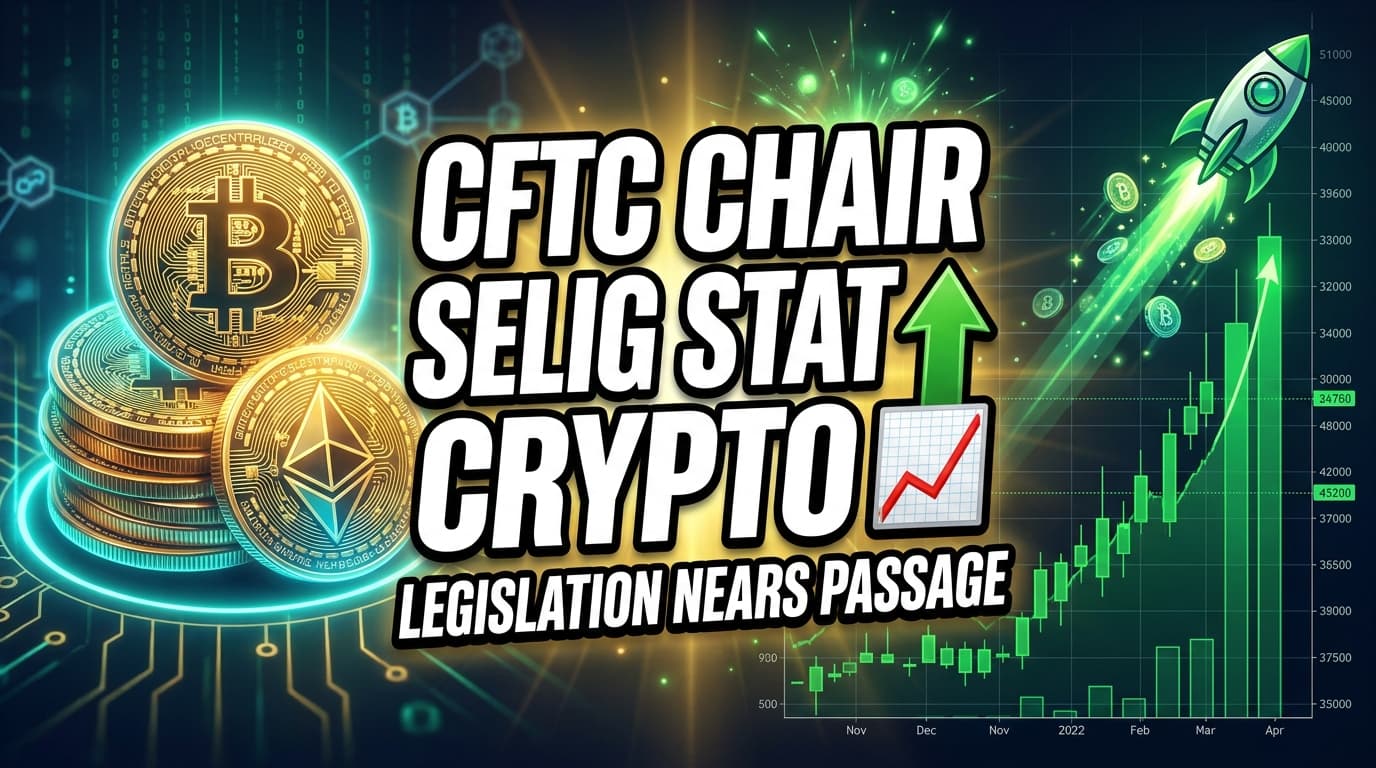 CFTC Chair Selig States Crypto Legislation Nears Congressional Passage