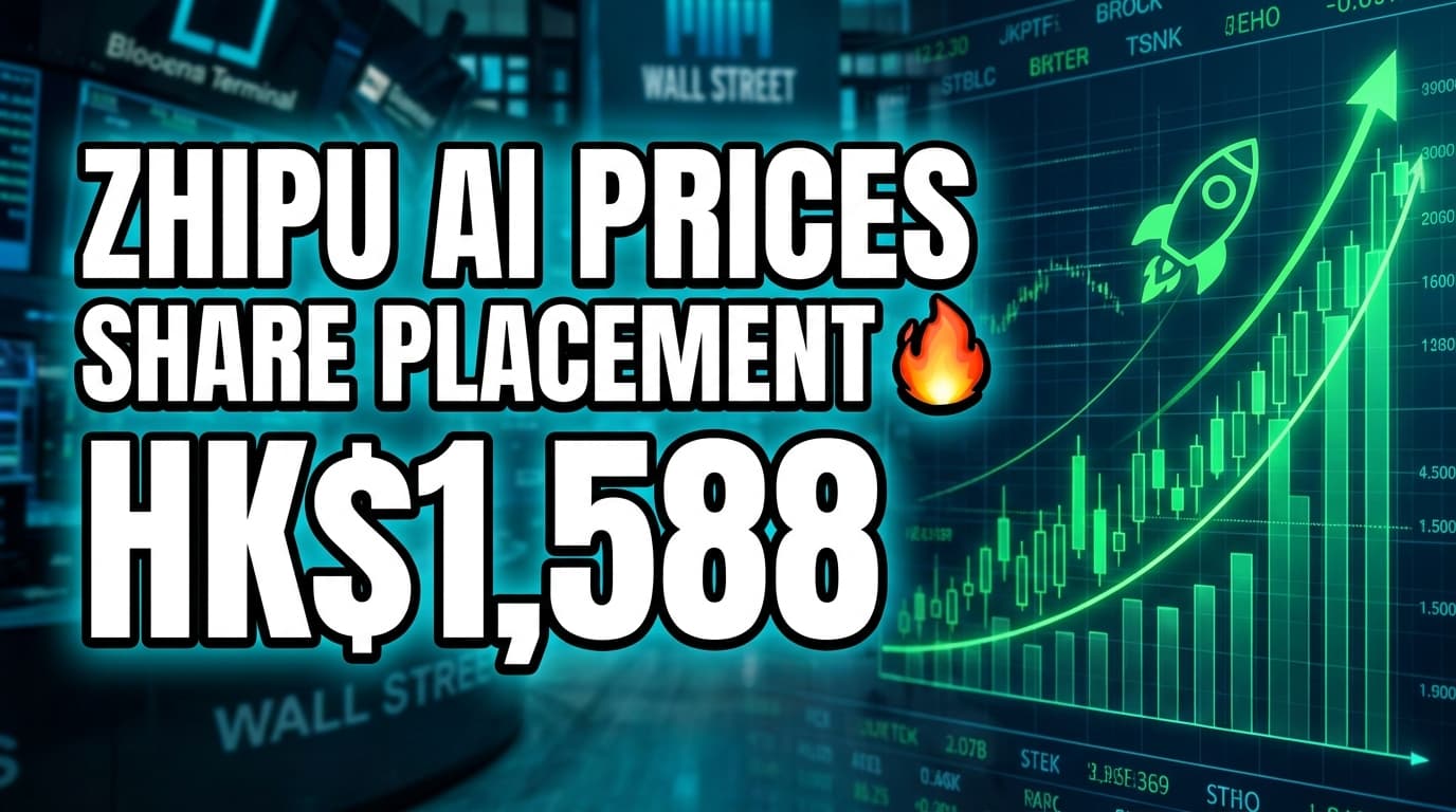 Zhipu AI Prices Share Placement at HK$1,588, Gauging China AI Demand