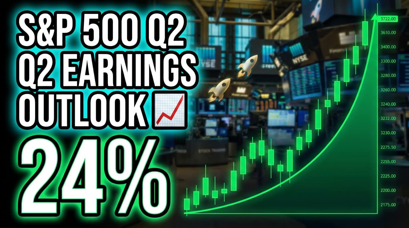 S&P 500 Q2 Earnings Outlook Positive, Forecasted Up 24%