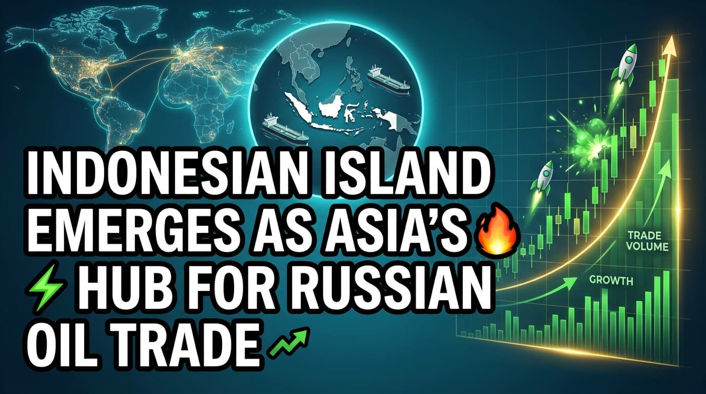 Indonesian Island Emerges as Asia's Hub for Russian Oil Trade
